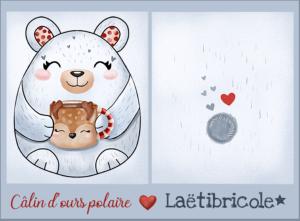 Mini câlin d'ours polaire